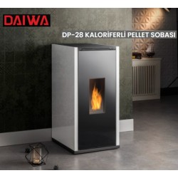 DAİWA DP-28  PELET SOBASI KALORİFERLİ OTOMATİK TEMİZLEMELİ